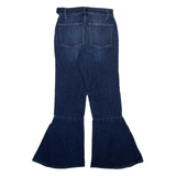 FRAME Womens Jeans Blue Regular Flared Stone Wash W24 L26