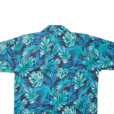 KBS GARMENTS Leafs Mens Shirt Blue L