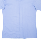 Mens Plain Shirt Blue M