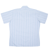 Mens Shirt Blue Striped M
