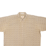 XTREME Mens Shirt Beige Crazy Pattern XL
