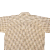 XTREME Mens Shirt Beige Crazy Pattern XL