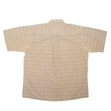 XTREME Mens Shirt Beige Crazy Pattern XL