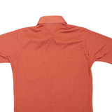 MICHEL ANGLI Mens Plain Shirt Orange S