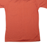 MICHEL ANGLI Mens Plain Shirt Orange S