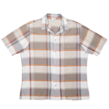 ROYALE-AIR Mens Shirt White Check M