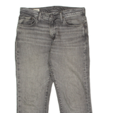 LEVI'S 511 BIG E Jeans Mens Grey Slim Straight Stone Wash W31 L24