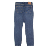 LEVI'S 512 BIG E Jeans Distressed Lo-Ball Mens Blue Slim Tapered W34 L32