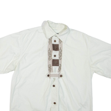 WOODPECKER Mens Plain Shirt White M