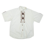 WOODPECKER Mens Plain Shirt White M