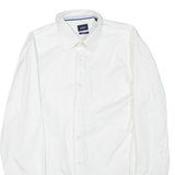 JOOP Mens Plain Shirt White Long Sleeve S