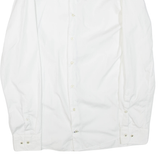 JOOP Mens Plain Shirt White Long Sleeve S