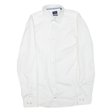 JOOP Mens Plain Shirt White Long Sleeve S