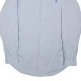 POLO RALPH LAUREN Yarmouth Mens Shirt Blue Striped Long Sleeve L