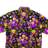 FULL COLLECTION Mens Shirt Black Floral M