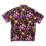 FULL COLLECTION Mens Shirt Black Floral M