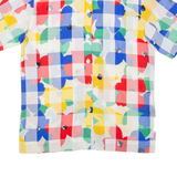 SKYLINE Mens Shirt Blue Viscose Floral M