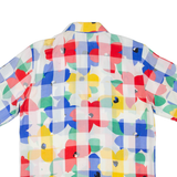 SKYLINE Mens Shirt Blue Viscose Floral M