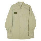 XENA Mens Worker Shirt Beige Long Sleeve L