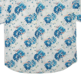 OLD NAVY Slim Fit Mens Shirt Blue Floral XL