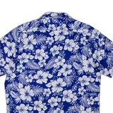 Mens Shirt Blue Floral L