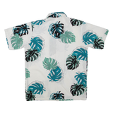 Mens Shirt White Floral M