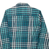 JACK WOLFSKIN Womens Shirt Green Check Long Sleeve UK 10