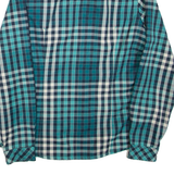 JACK WOLFSKIN Womens Shirt Green Check Long Sleeve UK 10