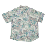 Mens Shirt Green Viscose XL