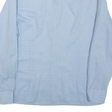 CHEMISERIE Mens Plain Shirt Blue Long Sleeve M