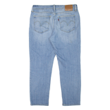 LEVI'S Womens Jeans Blue Regular Tapered Stone Wash W30 L26
