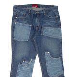 BLONDIE Womens Jeans Blue Regular Bootcut W34 L26