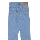 LEVI'S Wedgie BIG E Womens Jeans Blue Regular Tapered Stone Wash W26 L27