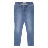 LEVI'S 711 Womens Jeans Blue Slim Skinny Stone Wash W28 L30
