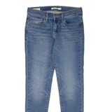 LEVI'S 710 BIG E Womens Jeans Blue Slim Skinny Stone Wash W27 L28
