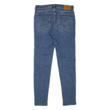 LEVI'S 710 BIG E Womens Jeans Blue Slim Skinny Stone Wash W27 L28