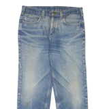CARHARTT Workwear Mens Jeans Blue Relaxed Straight Stone Wash W35 L30