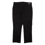 LEVI'S Womens Jeans Black Classic Straight W33 L25