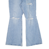 LEVI'S 70's High BIG E Distressed Womens Jeans Blue Regular Flared W31 L30