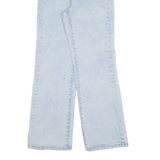 LEVI'S High Waisted Crop Womens Jeans Blue Regular Flared W22 L27