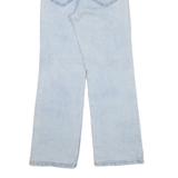 LEVI'S High Waisted Crop Womens Jeans Blue Regular Flared W22 L27