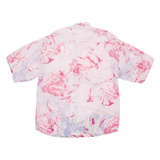 BELLINO CASUALS Mens Shirt Pink Viscose Crazy Pattern M
