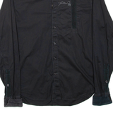 G-STAR RAW Originals Mens Plain Shirt Black Long Sleeve S