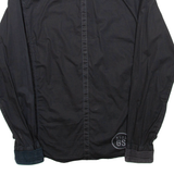 G-STAR RAW Originals Mens Plain Shirt Black Long Sleeve S