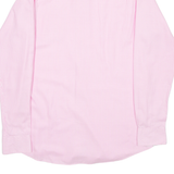 LAUREN RALPH LAUREN Fitted Non Iron Mens Shirt Pink Striped Long Sleeve S