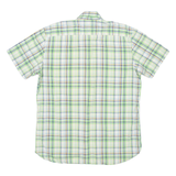 TOMMY HILFIGER Mens Shirt Green Check L