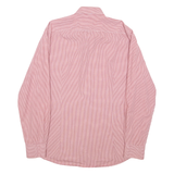 TOMMY HILFIGER Tailored Fitted Mens Shirt Red Gingham Long Sleeve L