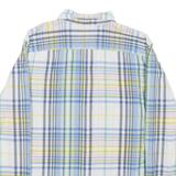 LEVI'S Mens Shirt Blue Check Long Sleeve S
