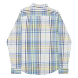 LEVI'S Mens Shirt Blue Check Long Sleeve S
