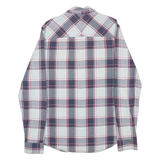 LEVI'S Mens Shirt Blue Check Long Sleeve M